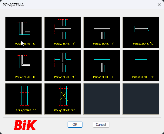 BiK Architektura - połączenie L