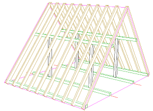 BiK Drewno - słup 3D - przykład 6