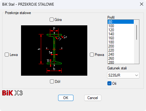 BiK Stal - wstaw element w innym widoku